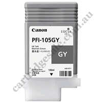 Genuine Canon PFI105GY Grey Ink Cartridge