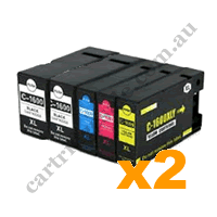 Any 10 Compatible Canon PGI1600XL BK/C/M/Y Ink Cartridges