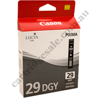 Genuine Canon PGI29DGY Dark Grey Ink Cartridge