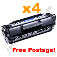4 x Compatible Canon CART303 Black Toner Cartridge Free Postage