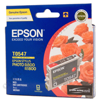 Genuine Epson T0547 Red Ink Cartridge