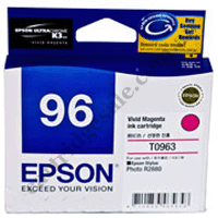 Genuine Epson T0963 Magenta Ink Cartridge