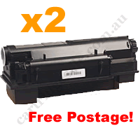 2 x Remanufactured Black Toner Cartridge for Kyocera TK320 FreeP