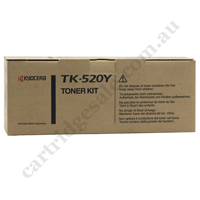 Genuine Kyocera TK520Y Yellow Toner Cartridge