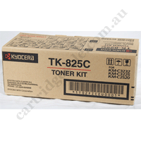 Genuine Kyocera TK825C Cyan Toner Cartridge