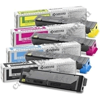 A Set Genuine Kyocera TK5219K,C,M,Y Toner Cartridges