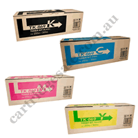 A Set Genuine Kyocera TK869K,C,M,Y Toner Cartridges