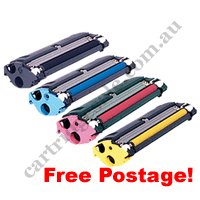 A Set Compatible Epson S050097 - 100 Toner Cartridges B/C/M/Y