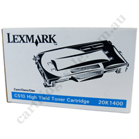 Genuine Lexmark 20K1400 Cyan Toner Cartridge High Capacity