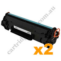 2 x Compatible HP CF248A 48A Black Toner Cartridge