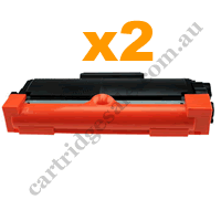 2 x Compatible Brother TN2350 / TN2330 Black Toner Cartridge