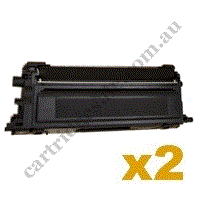 2 x Compatible Brother TN851XL High Yield Black Toner Cartridge