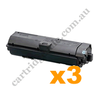 3 x Compatible Kyocera TK1144 Black Toner Cartridge 