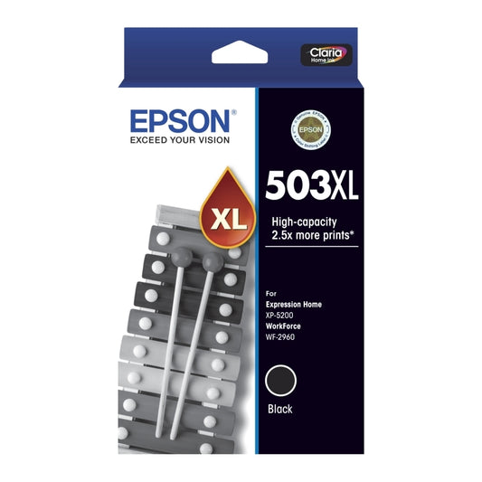 Genuine Epson T09R1/503XL High Yield Black Ink Cartridge