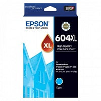 Genuine Epson T10H2/604XL High Yield Cyan Ink Cartridge