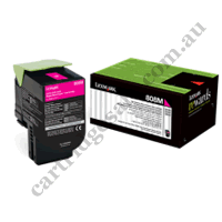 Genuine Lexmark 80C80M0 808M Magenta Toner Cartridge