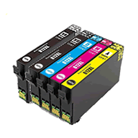 2 x Compatible Epson 812XL Black + 1 x 812XL C/M/Y Ink Cartridge