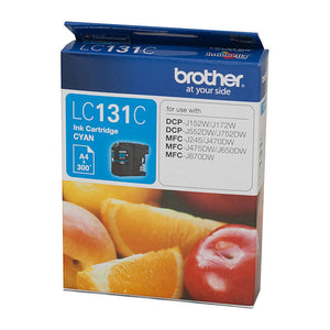 Genuine Brother LC131 Cyan Ink Cartridge