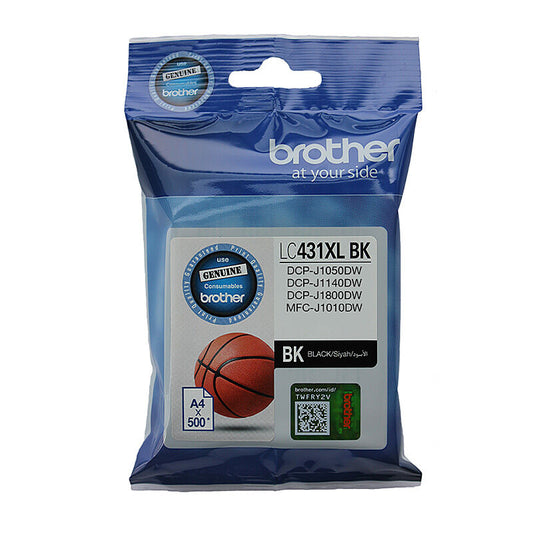 Genuine Brother LC431XLBK Black Ink Cartridge