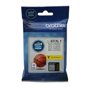 Genuine Brother LC431XLY Yellow Ink Cartridge