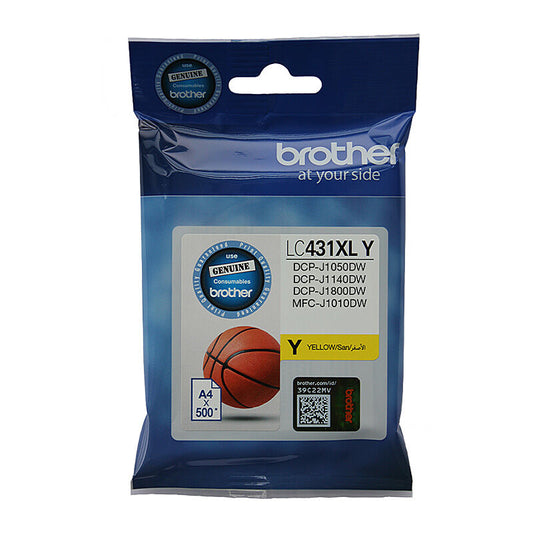 Genuine Brother LC431XLY Yellow Ink Cartridge