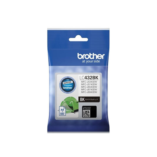 Genuine Brother LC432BK Black Ink Cartridge