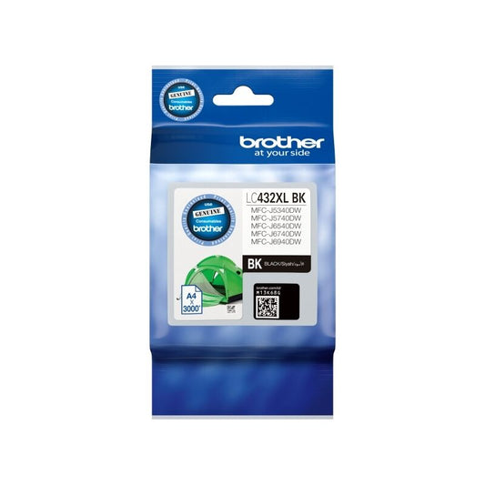 Genuine Brother LC432XLBK Black Ink Cartridge