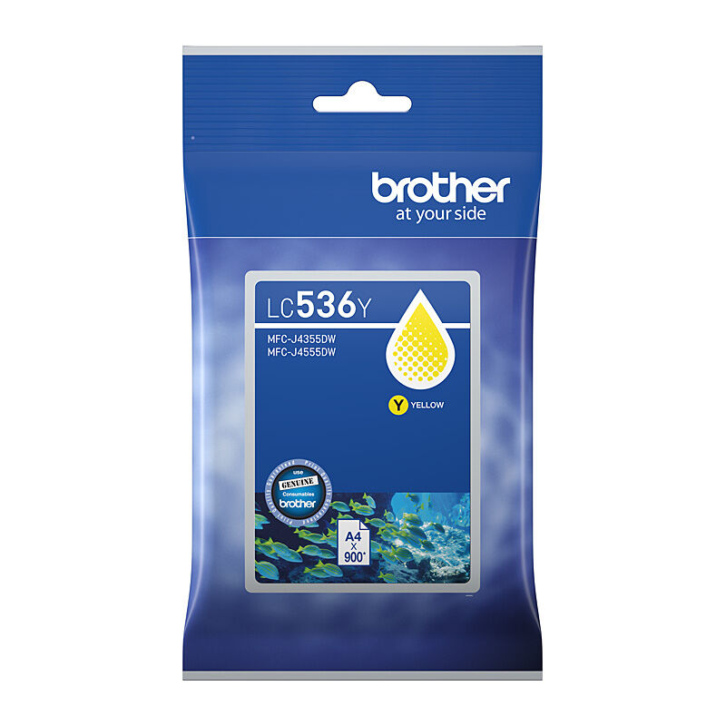 Genuine Brother LC536Y Yellow Ink Cartridge
