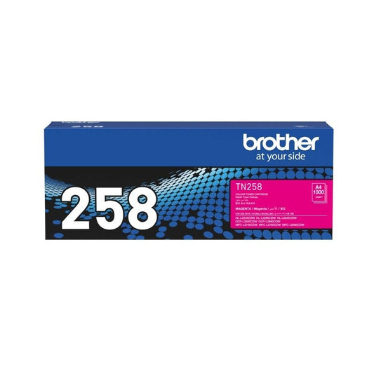 Genuine Brother TN258M Magenta Toner Cartridge
