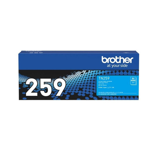 Genuine Brother TN259C High Yield Cyan Toner Cartridge