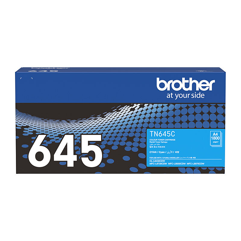 Genuine Brother TN645C Cyan Toner Cartridge