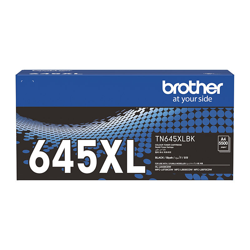 Genuine Brother TN645XLBK High Yield Black Toner Cartridge