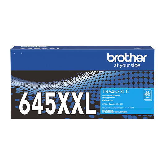 Genuine Brother TN645XXLC Super High Yield Cyan Toner Cartridge