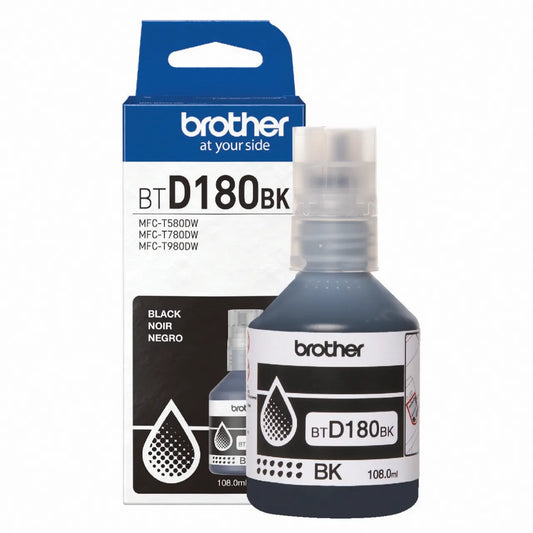 Genuine Brother BTD180BK Black Ink Bottle
