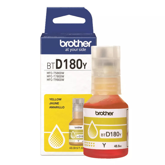 Genuine Brother BTD180Y Yellow Ink Bottle