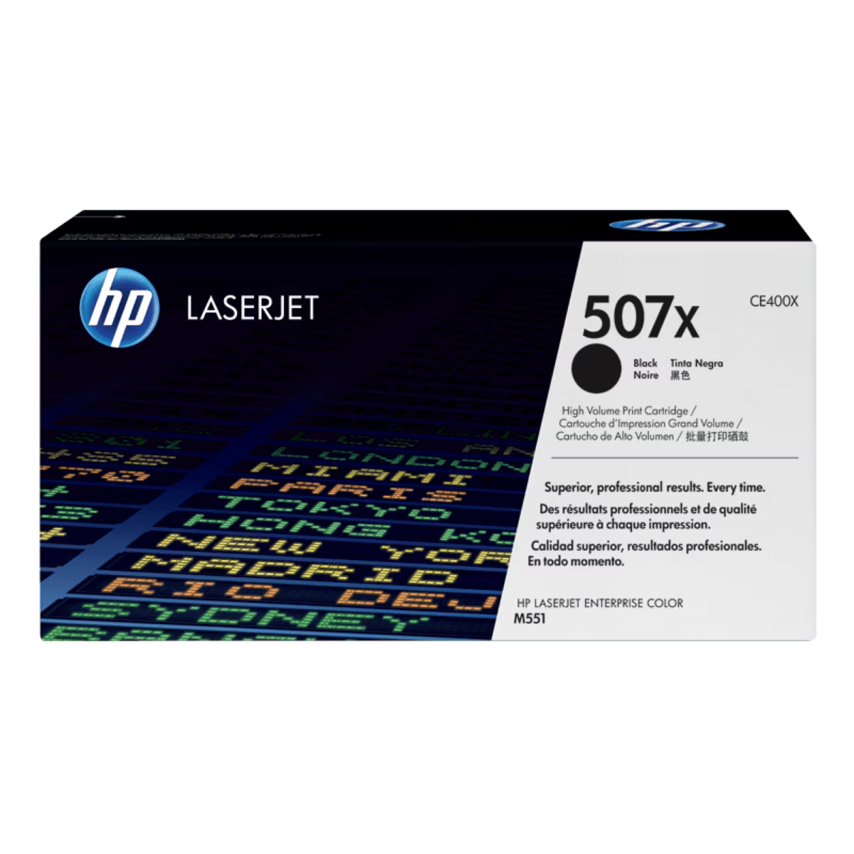 Genuine HP 507X Black CE400X High Yield Toner Cartridge