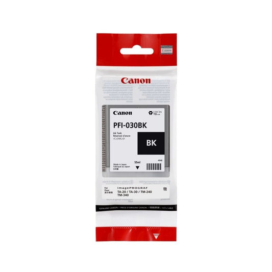 Genuine Canon PFI-030BK Black Ink Cartridge