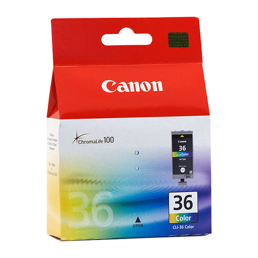 Genuine Canon CLI36C Four Colour Ink Cartridge