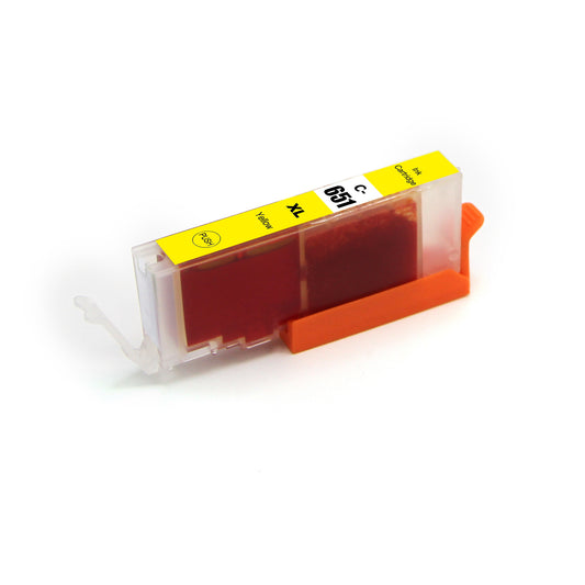 Compatible Canon CLI651XLY High Yield Yellow Ink Cartridge