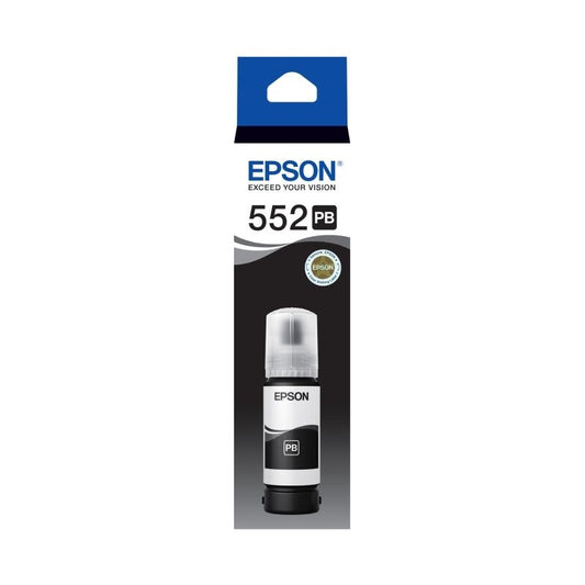 Genuine Epson T552/T06W1 EcoTank Photo Black Ink Bottle