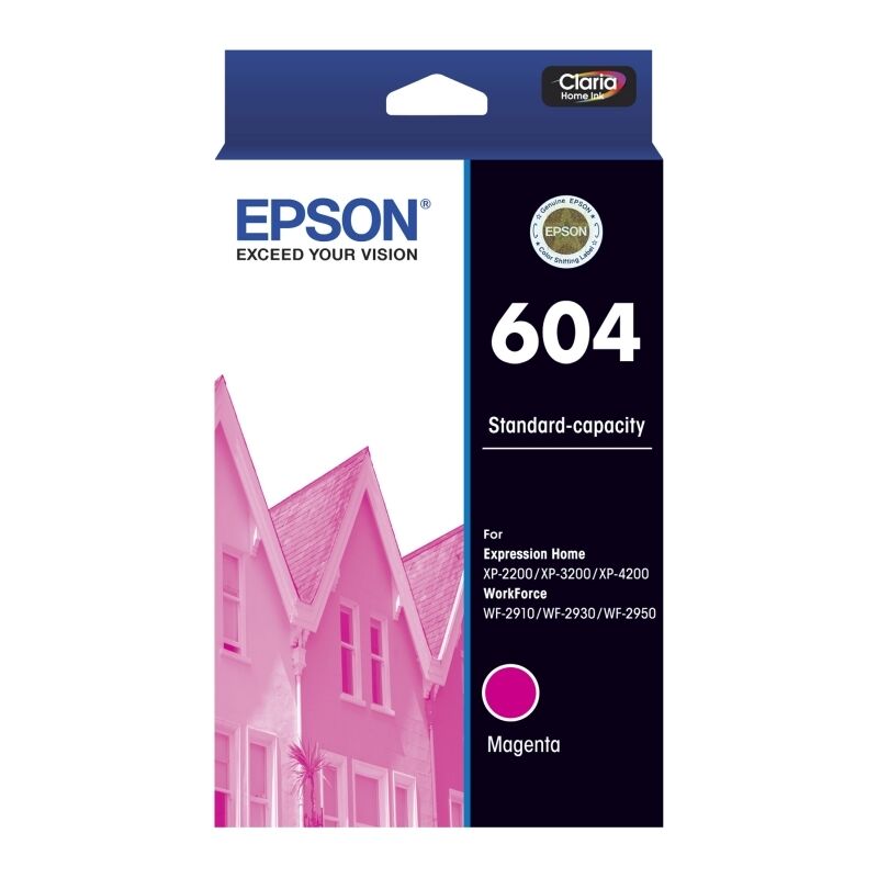 Genuine Epson T10G3/604 Magenta Ink Cartridge