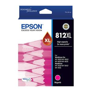 Genuine Epson T05E3/812XL High Yield Magenta Ink Cartridge