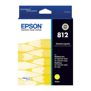 Genuine Epson T05D4/812 Yellow Ink Cartridge
