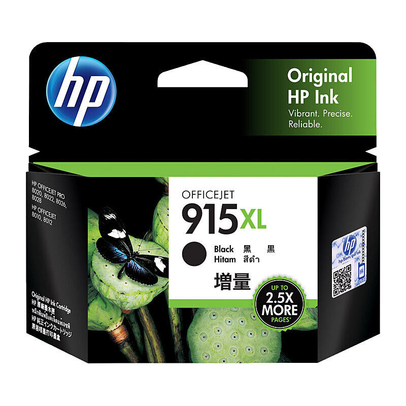 Genuine HP 915XL Black 3YM22AA Ink Cartridge