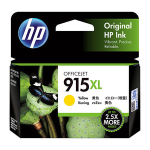 Genuine HP 915XL Yellow 3YM21AA Ink Cartridge