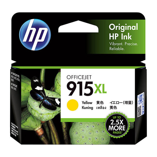 Genuine HP 915XL Yellow 3YM21AA Ink Cartridge