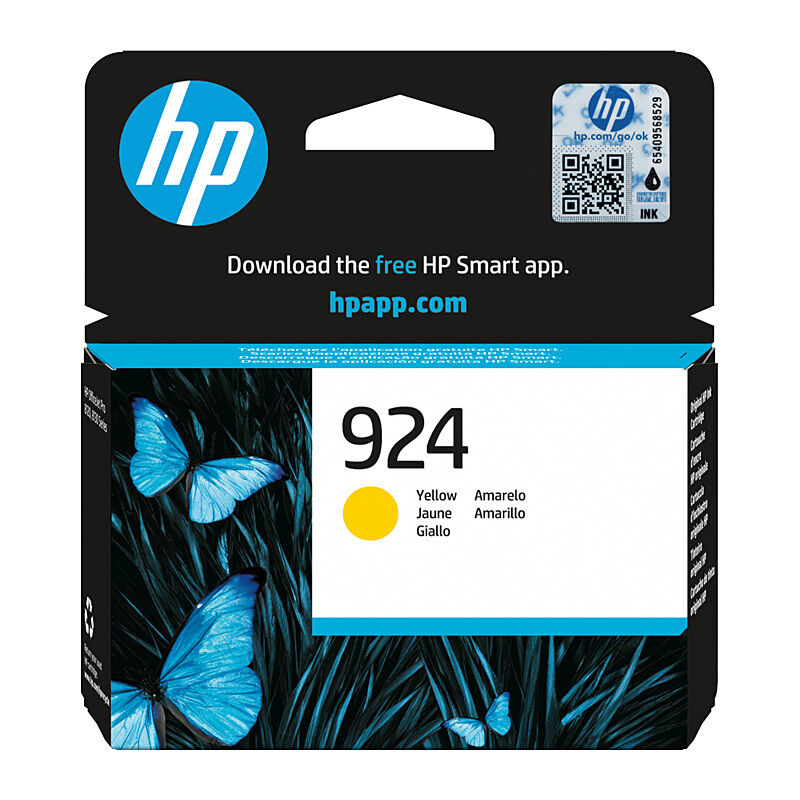 Genuine HP 924 Yellow (4K0U5NA) Ink Cartridge