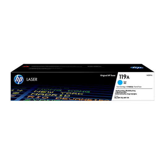 Genuine HP W2091A (119A) Cyan Toner Cartridge