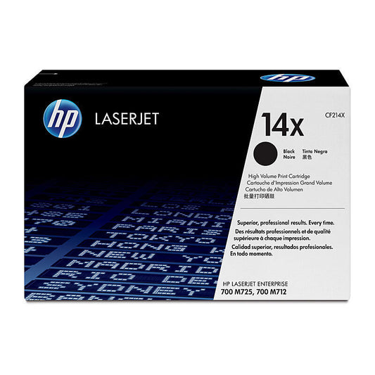 Genuine HP CF214X 14X Black Toner Cartridge