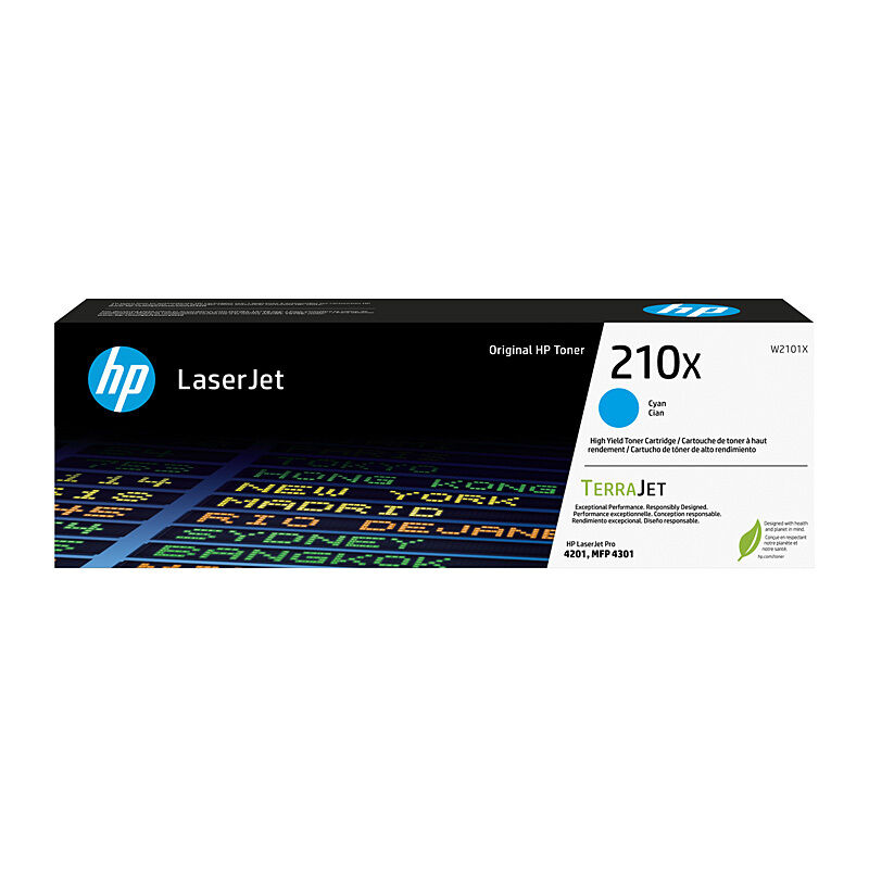 Genuine HP 210X Cyan W2101X Toner Cartridge